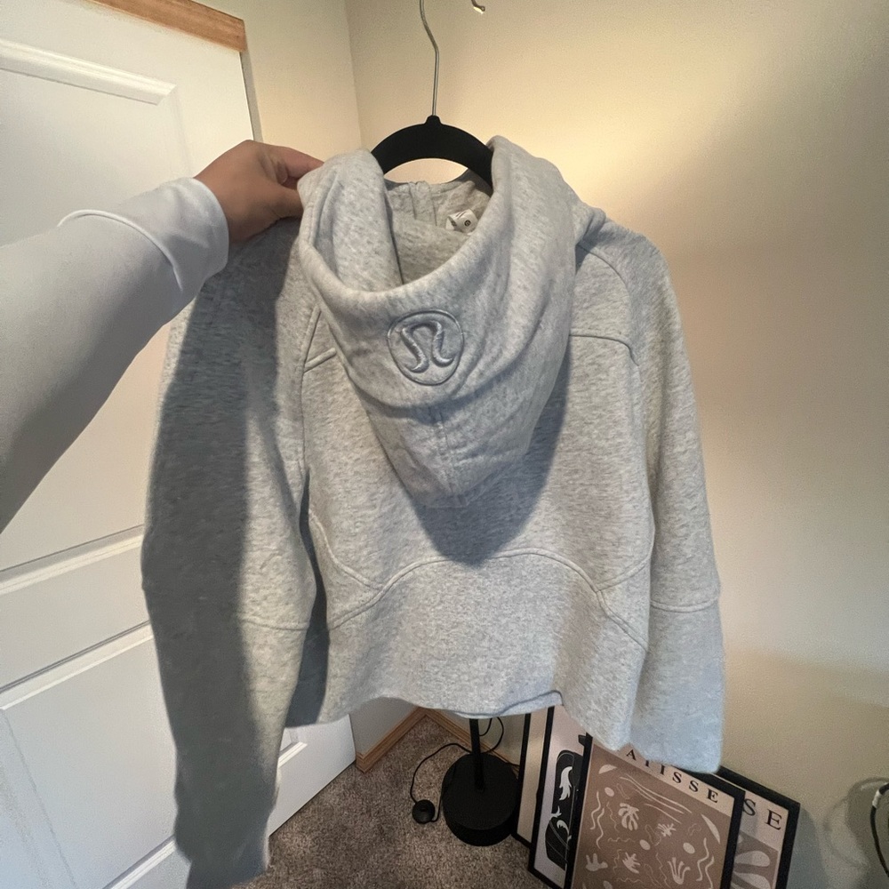 Scuba oversized half-zip hoodie